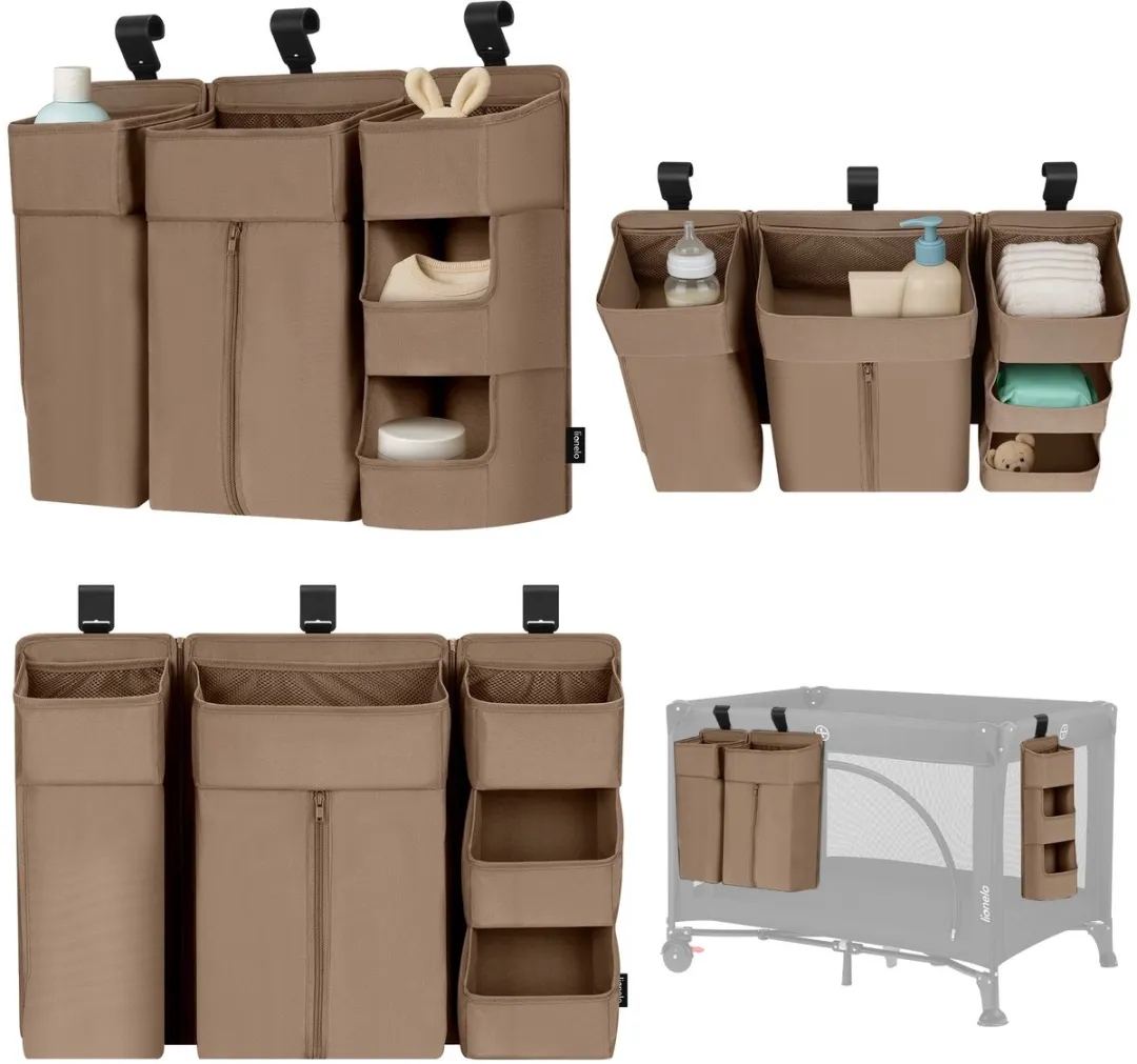 Lionelo Sidepocket Large Bedside Wiegorganizer 58x11x58cm