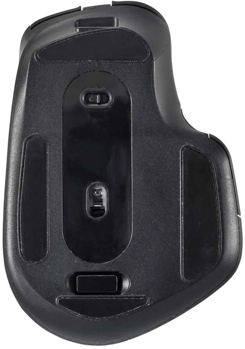 Renkforce RF-OBTM-500 Ergonomische Muis - Draadloos - 8 Toetsen - 3200 DPI - Zwart
