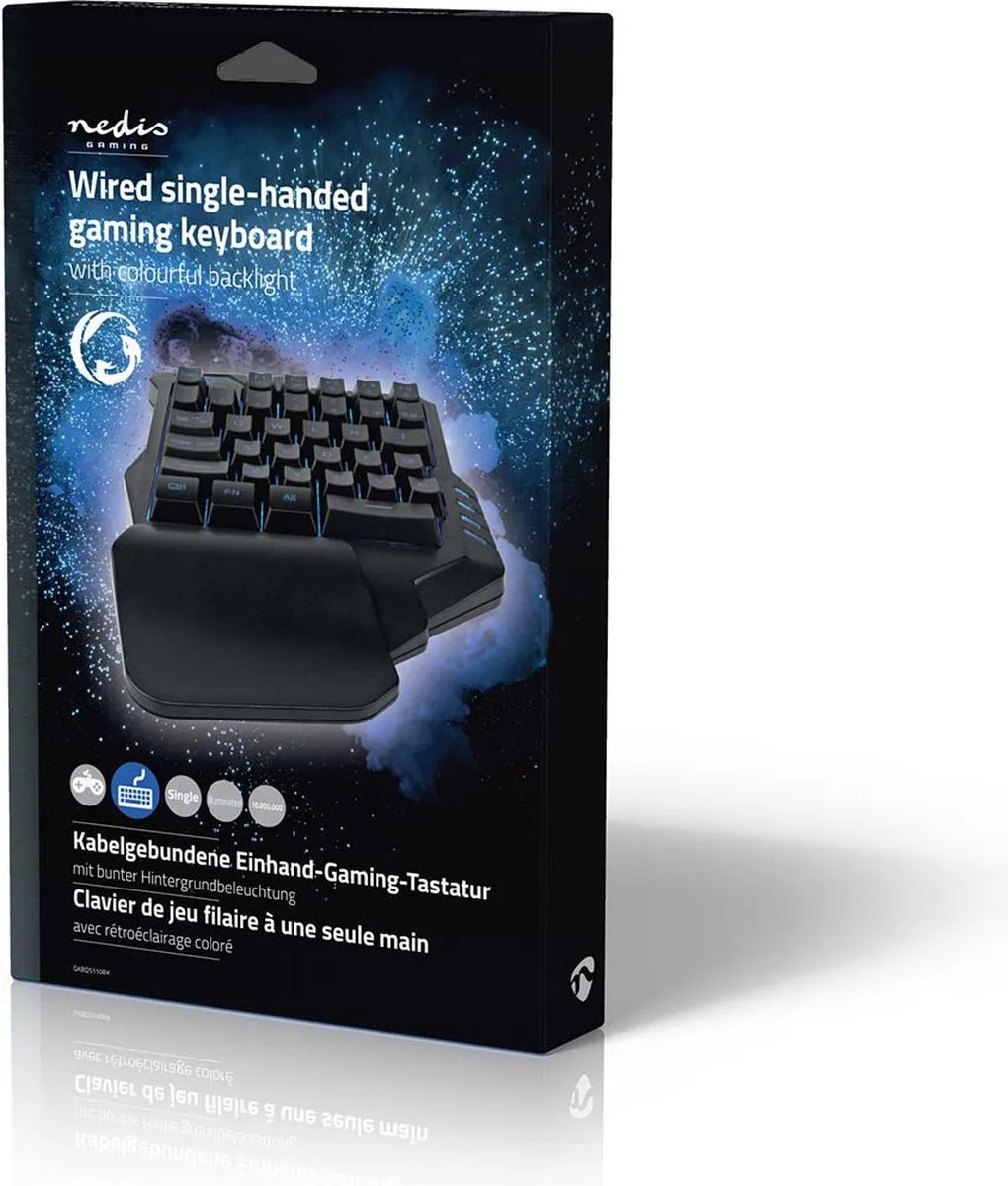 Nedis GKBDS1110BK Gaming Toetsenbord - Zwart