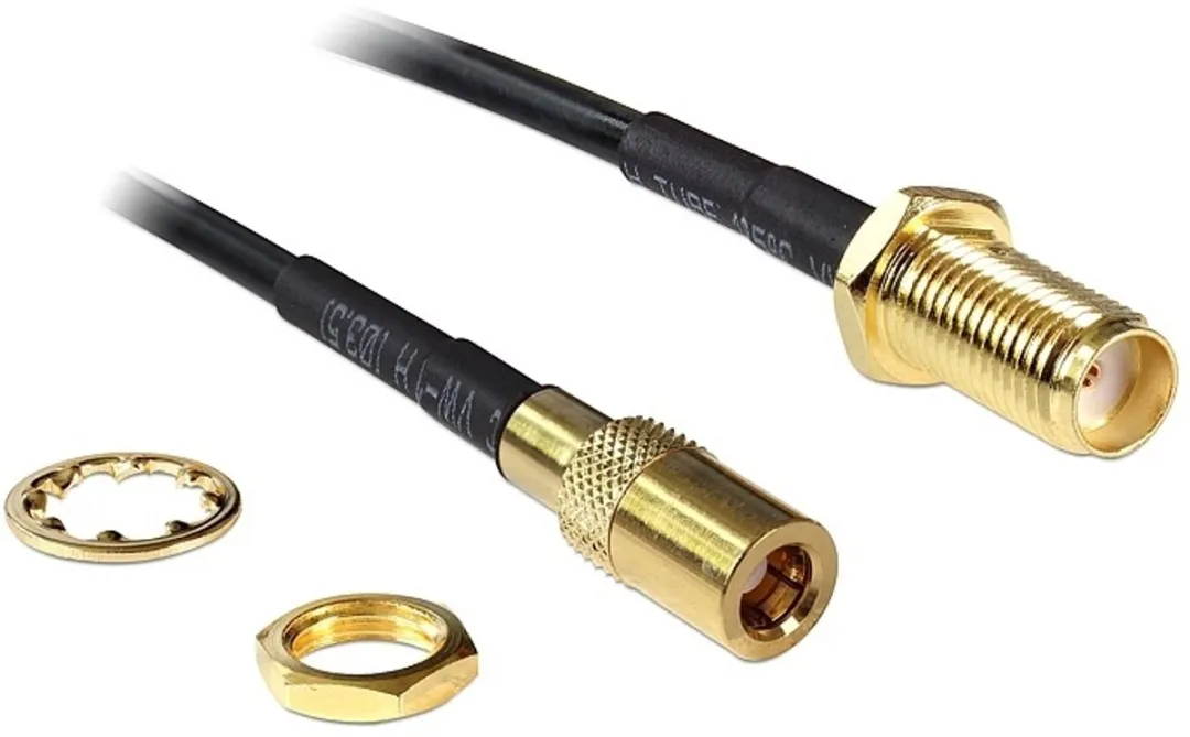 Delock SMA naar SMB Kabel RG174 50 Ohm