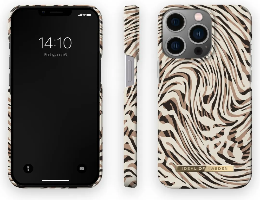 iDeal of Sweden Fashion Case iPhone 13 Pro Hypnotic Zebra - afbeelding 4 van 6