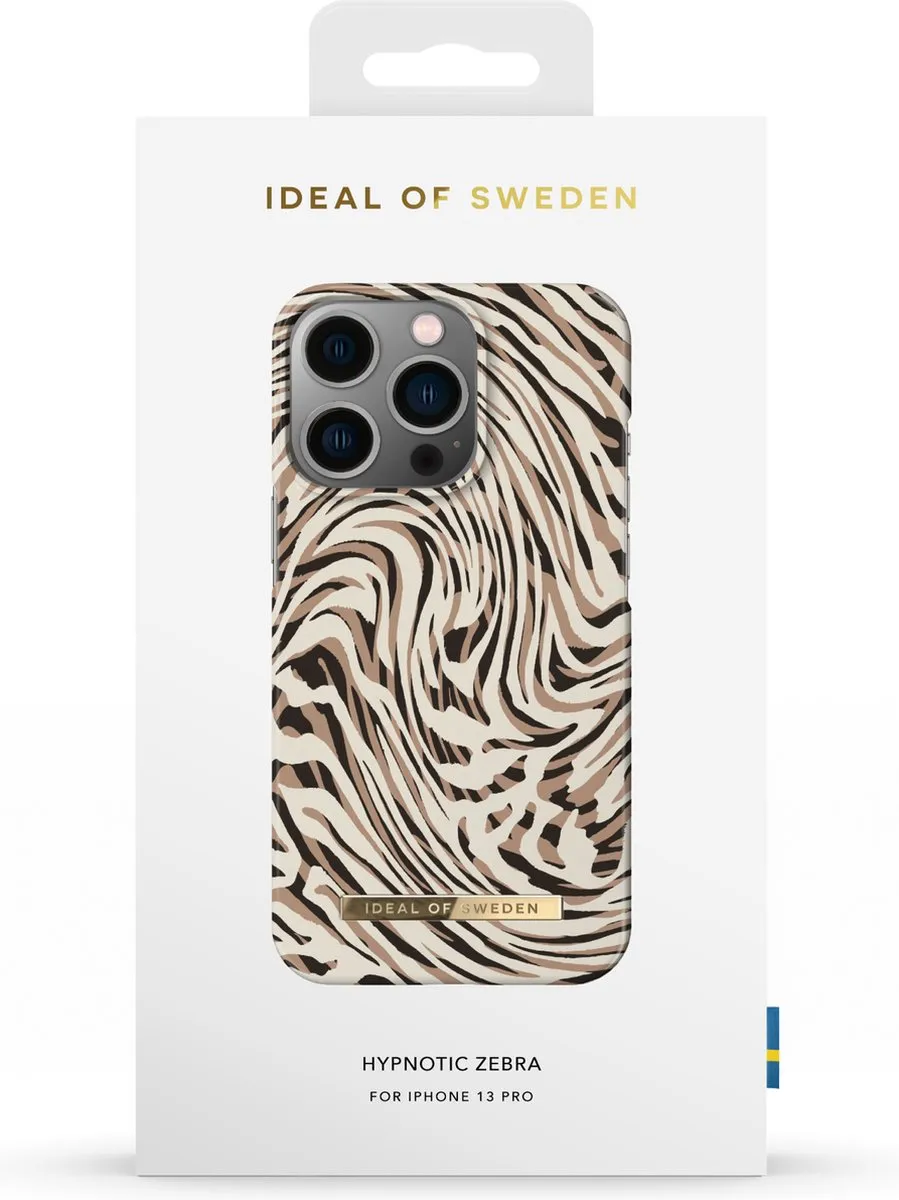 iDeal of Sweden Fashion Case iPhone 13 Pro Hypnotic Zebra - afbeelding 5 van 6
