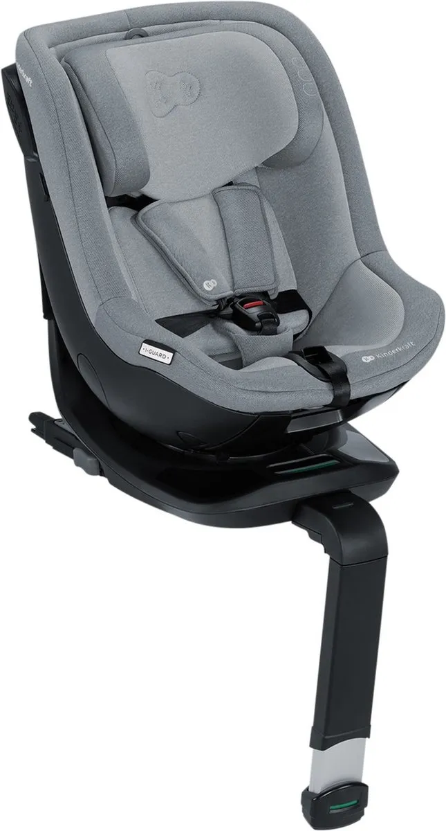 KinderKraft I-GUARD Autostoel 40-105cm Grijs - 360° Draaibaar - afbeelding 2 van 6