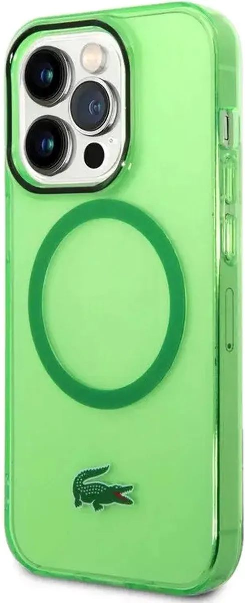 Lacoste iPhone 15 Pro Hoesje - Groen