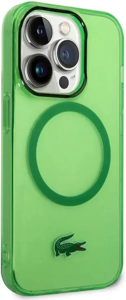 Lacoste iPhone 15 Pro Hoesje - Groen