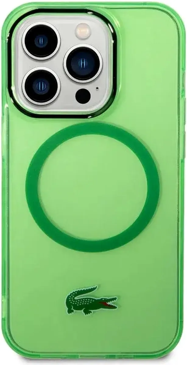 Lacoste iPhone 15 Pro Hoesje - Groen