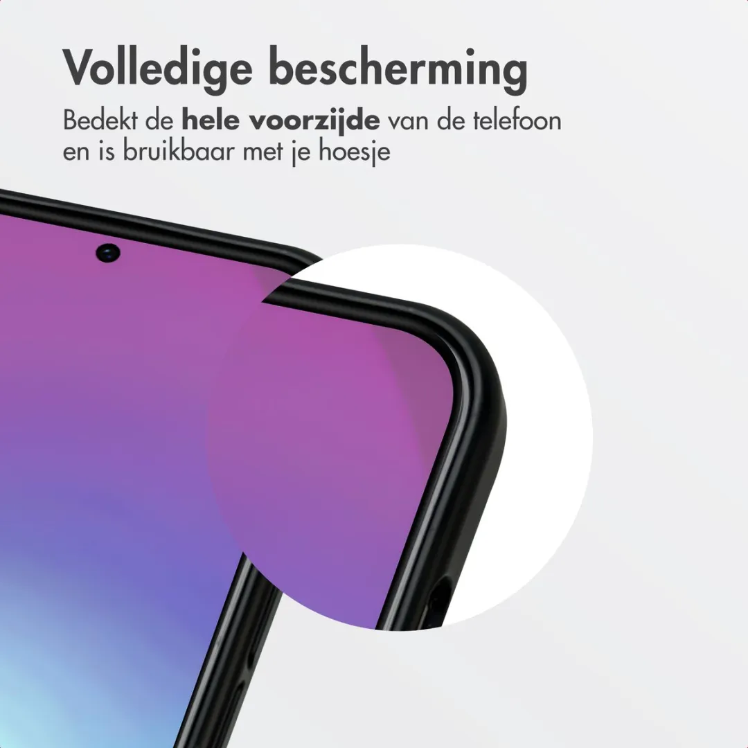 Accezz Screenprotector Samsung Galaxy A57 - Glas met anti-dust applicator