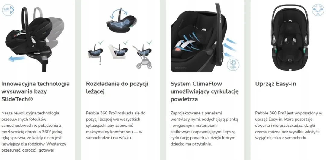 Maxi-Cosi Pebble 360 Pro² i-Size Autostoeltje - Twillic Black