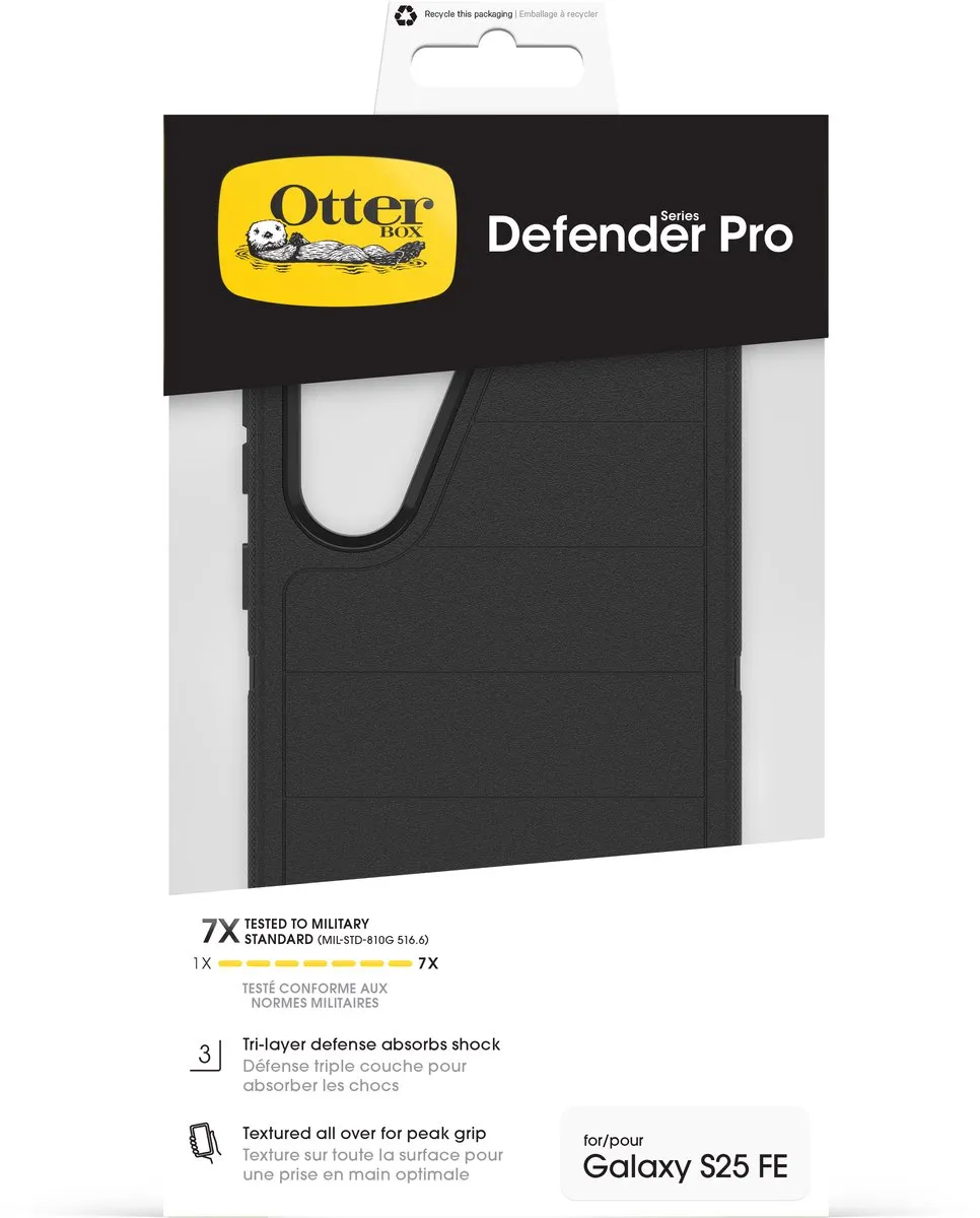 OtterBox Defender Case Samsung Galaxy S25 FE 77-99249 - Zwart