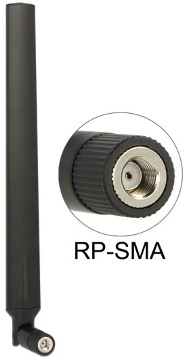 WLAN IEEE 802.11 ac/a/h/b/g/n Antenne met SMA-RP (m) connector - 4 - 7 dBi