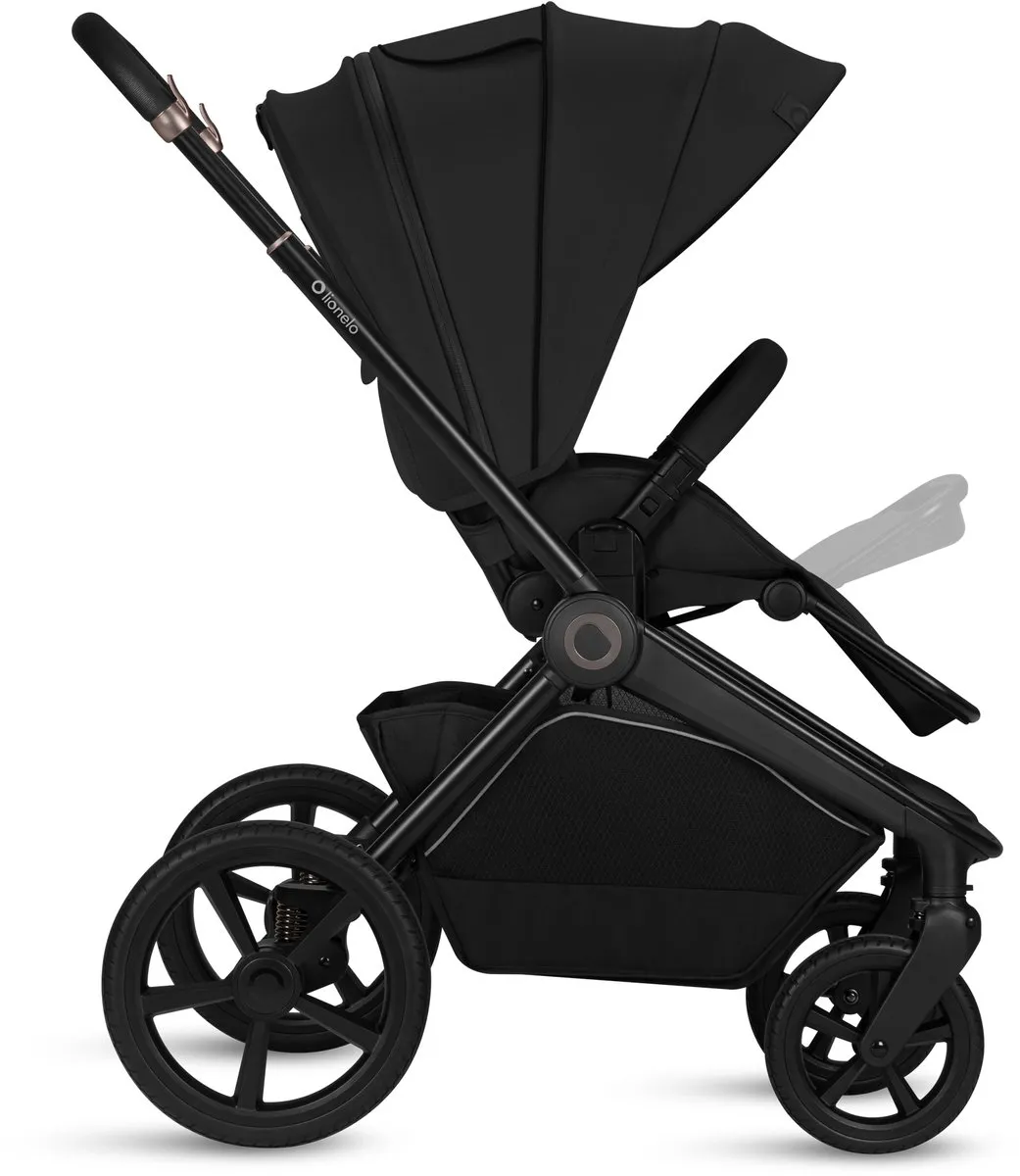 Lionelo Freya 2in1 Kinderwagen Reiswieg & Wandelwagen - Zwart