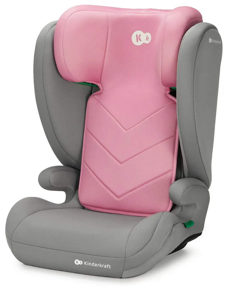 KinderKraft I-SPARK 2-in-1 Autostoel 100-150cm R129 i-Size Roze