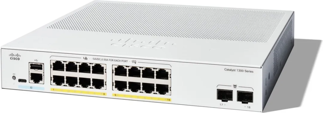 Cisco C1300-16P-2G Managed Switch