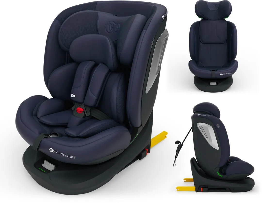 KinderKraft I-GROW 2 PLUS Autostoel 40-150cm Blauw