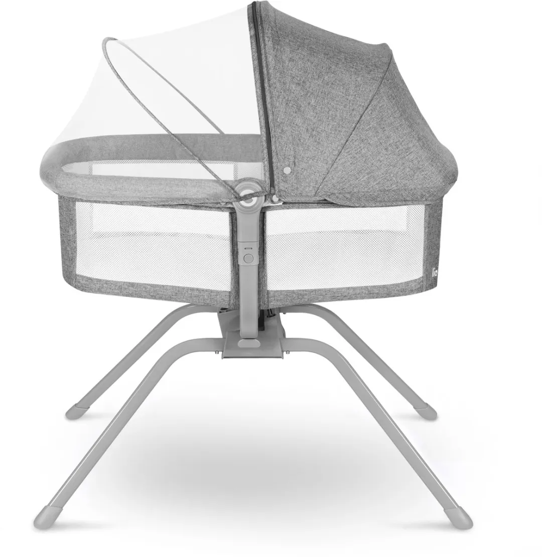 Lionelo Malin 3-in-1 Wieg/Campingbedje - 0-9kg - Grijs