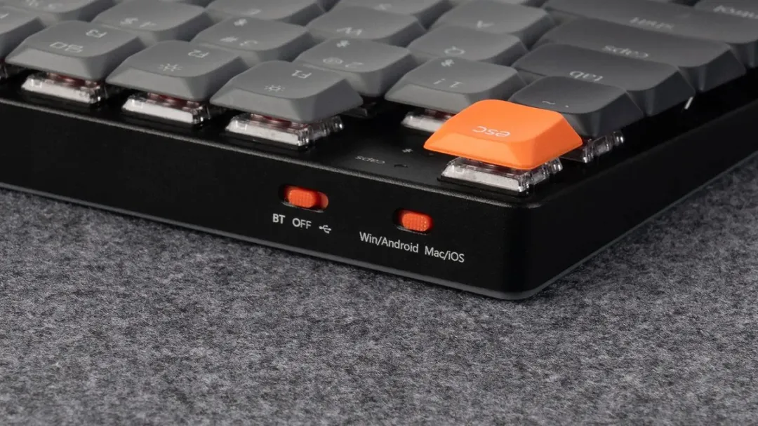 Keychron K5 QMK RGB toetsenbord V2 brown switch