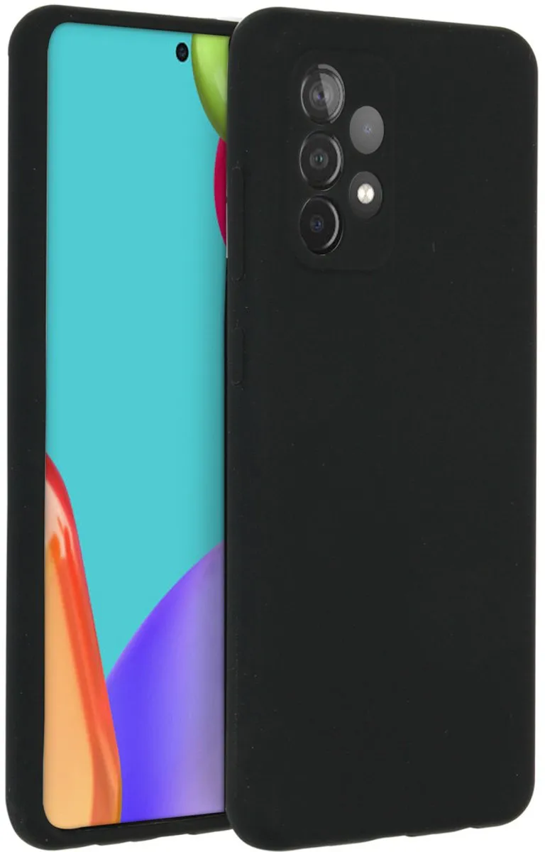 Accezz Hoesje Samsung Galaxy A52 - Zwart