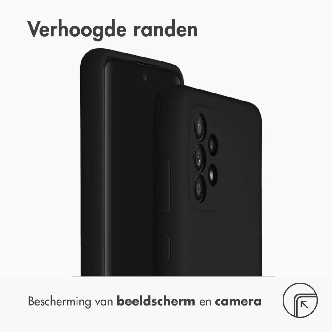 Accezz Hoesje Samsung Galaxy A52 - Zwart