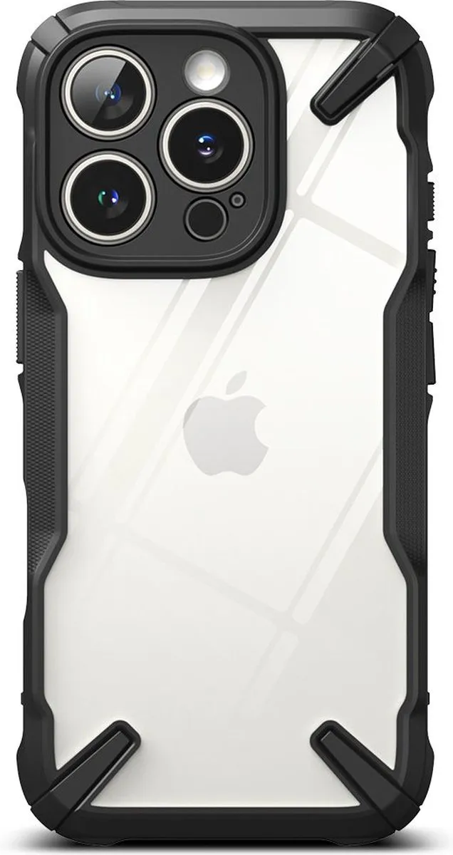Ringke Fusion X iPhone 16 Pro Max Hoesje - Zwart