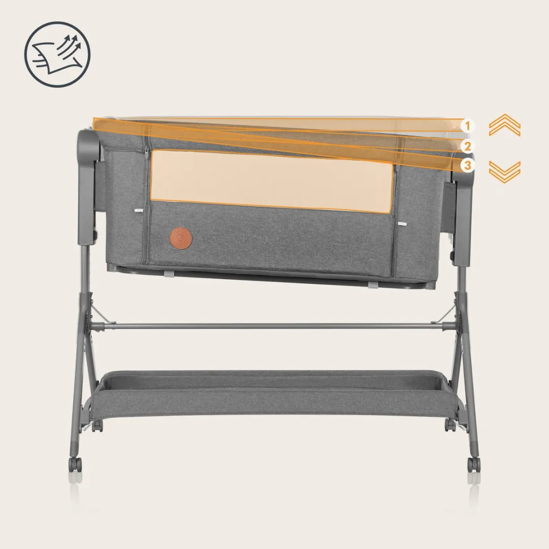 Lionelo Leonie Plus Co-Sleeper 3-in-1 Wieg - tot 9 kg - 6 niveaus
