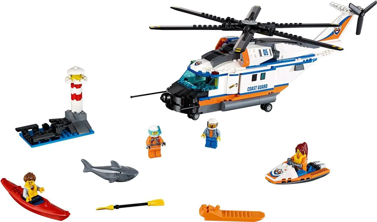 LEGO City Zware Reddingshelikopter 60166 - 415 Stukken