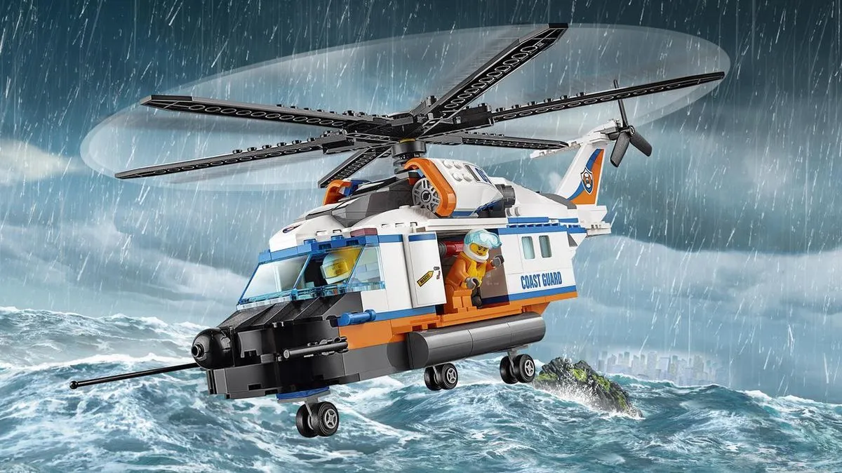 LEGO City Zware Reddingshelikopter 60166 - 415 Stukken