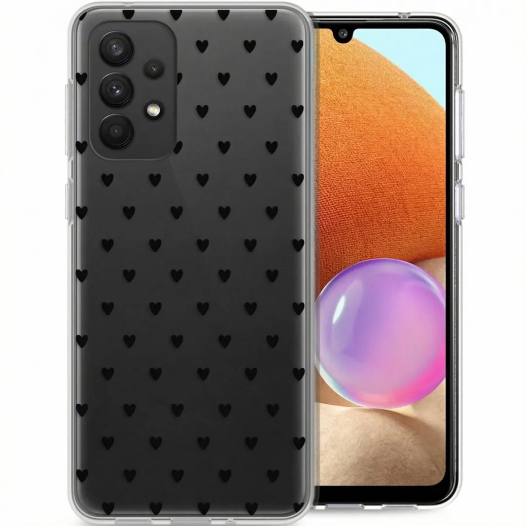 Imoshion Hoesje Samsung Galaxy A33 Hearts All Over Black