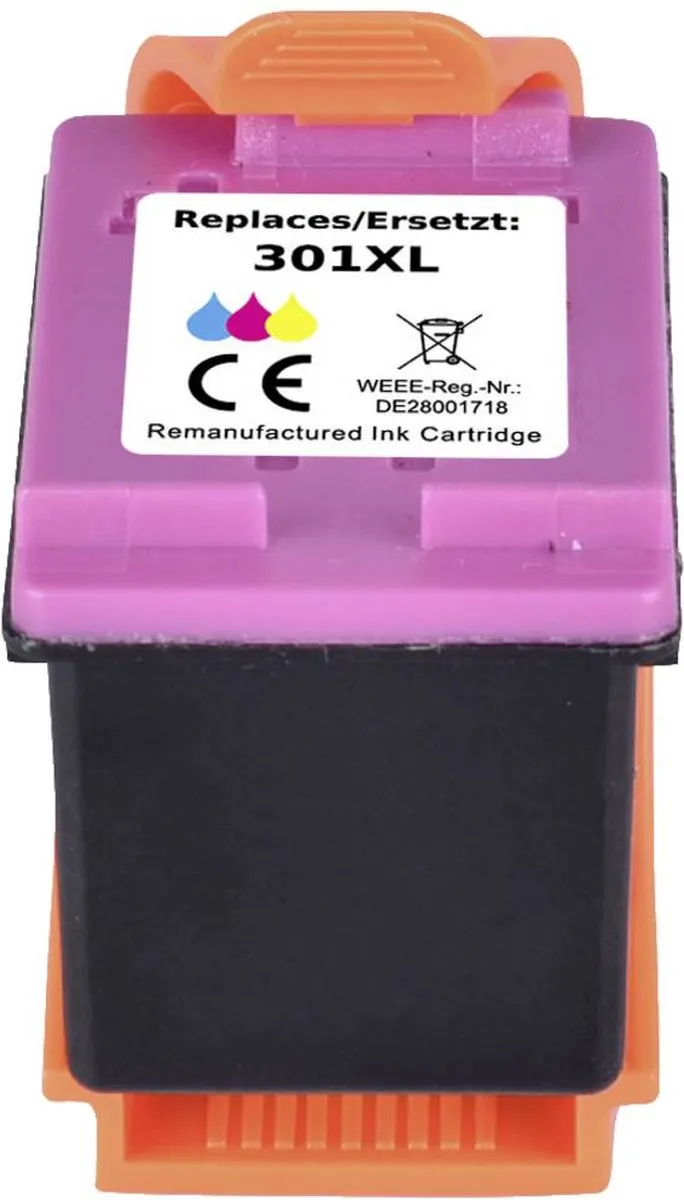Renkforce Inktcartridge RF-5705444 - Cyaan/Magenta/Geel - HP 301XL compatibel