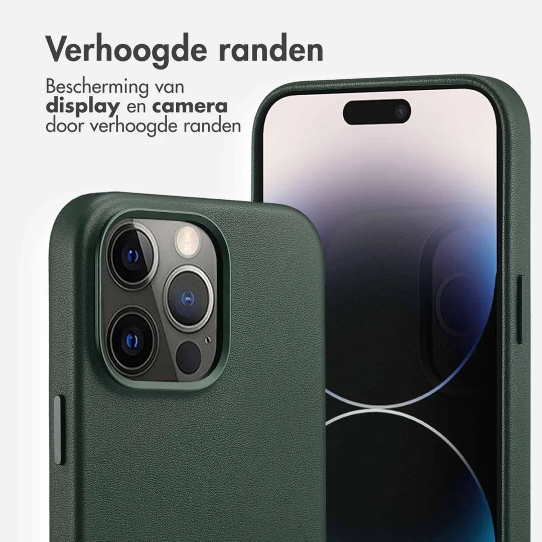 Accezz iPhone 14 Pro Max Hoesje - MagSafe - 2 Pasjes - Cedar Green