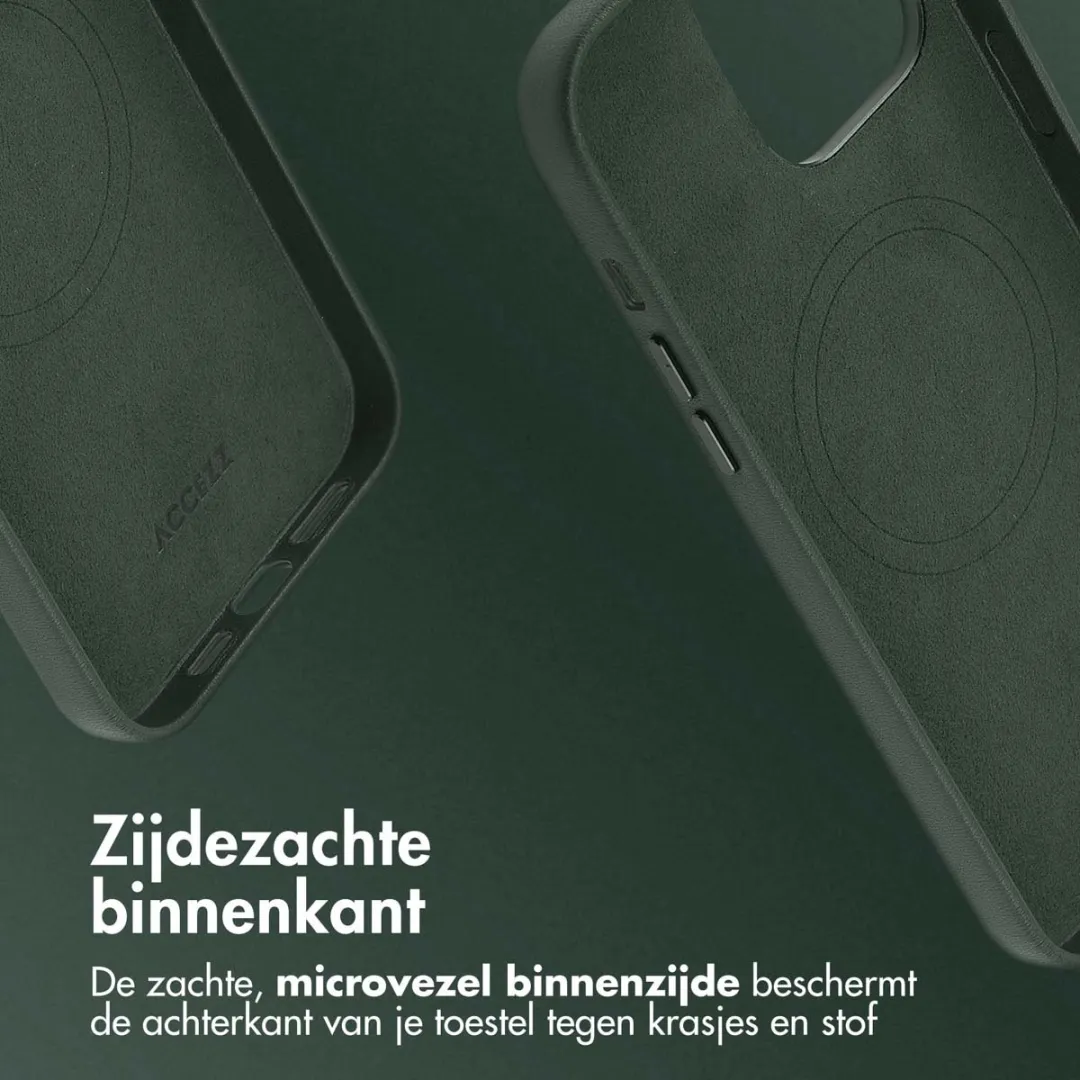 Accezz iPhone 14 Pro Max Hoesje - MagSafe - 2 Pasjes - Cedar Green
