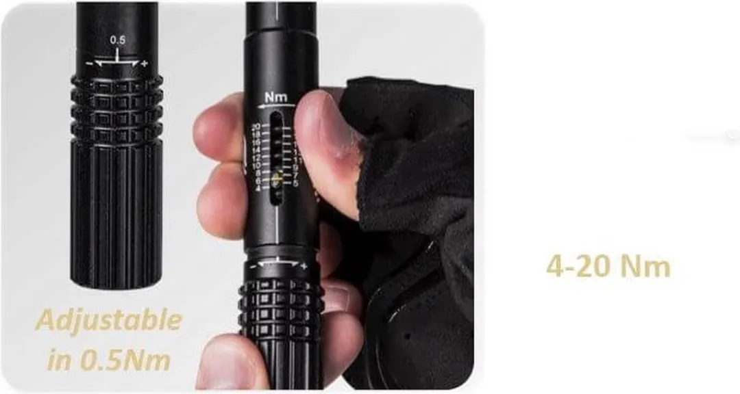 Topeak Torq Stick 4-20Nm Momentsleutel - Zwart - afbeelding 6 van 6