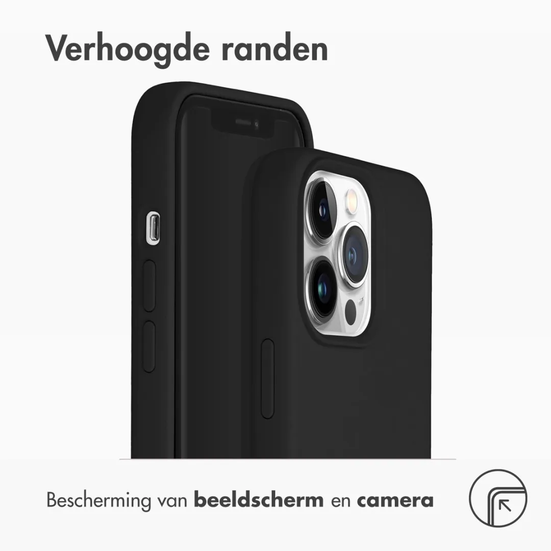 Accezz Hoesje iPhone 13 Pro MagSafe - Zwart