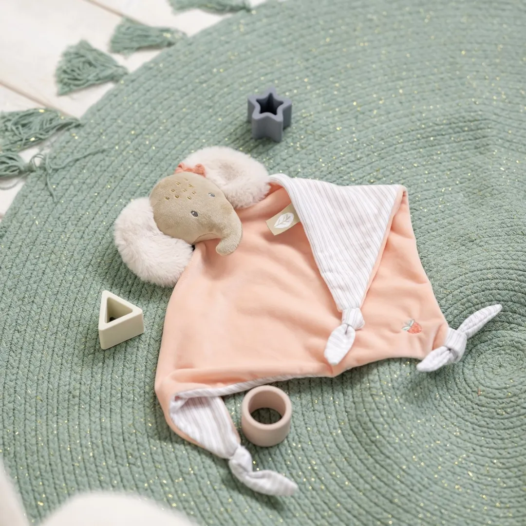 Nattou Ernest & Oli Maxi Knuffeldoekje 62cm - Roze