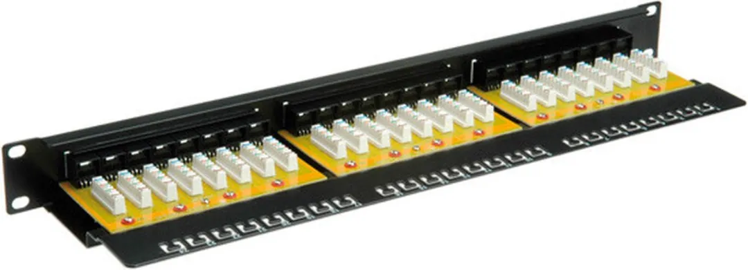 Value Cat.6 Patchpanel 24 Poorten - 26.99.0362 Zwart