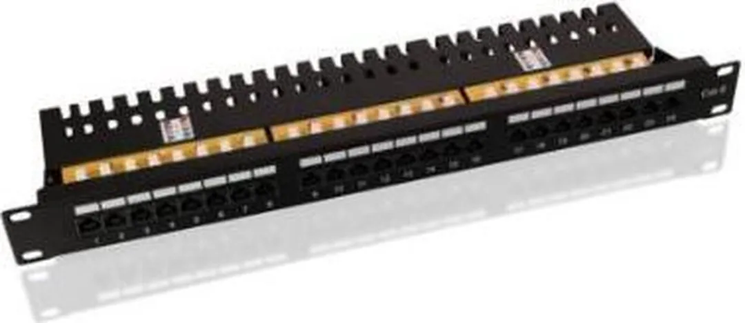 Value Cat.6 Patchpanel 24 Poorten - 26.99.0362 Zwart