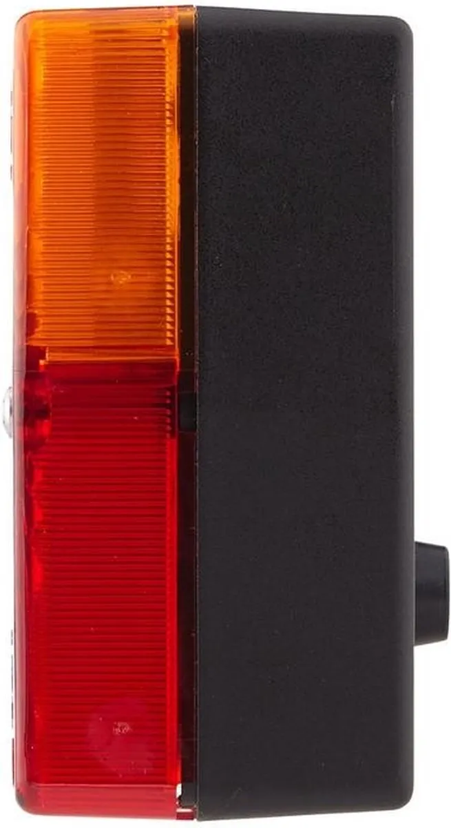Achterlicht - Gloeilamp - 12/24V - Opbouw/Geschroefd - ECE - Lenskleur: Rood / Geel - Stekker: Platte stekker - links/rechts - Aantal: 1