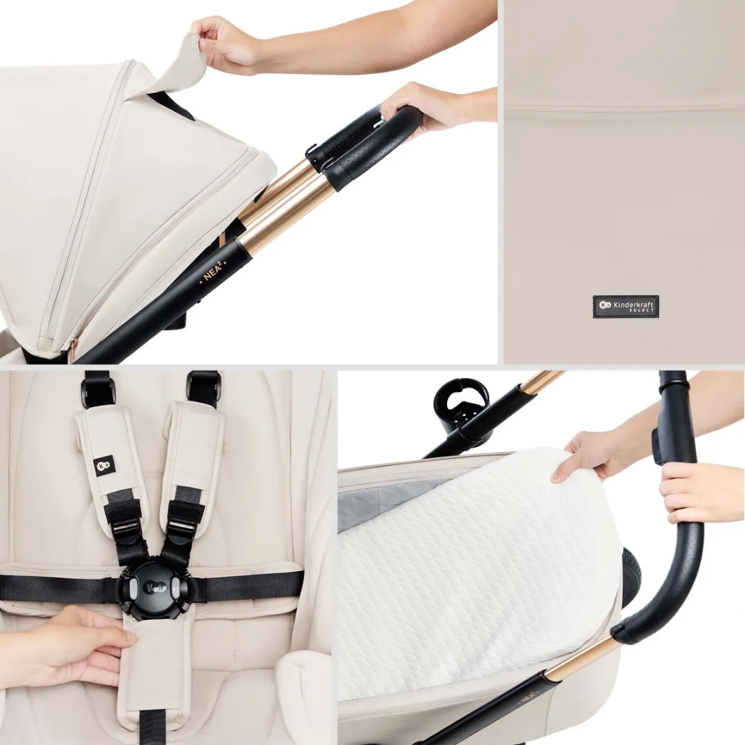 KinderKraft NEA 2 Kinderwagen 2-in-1 - Beige