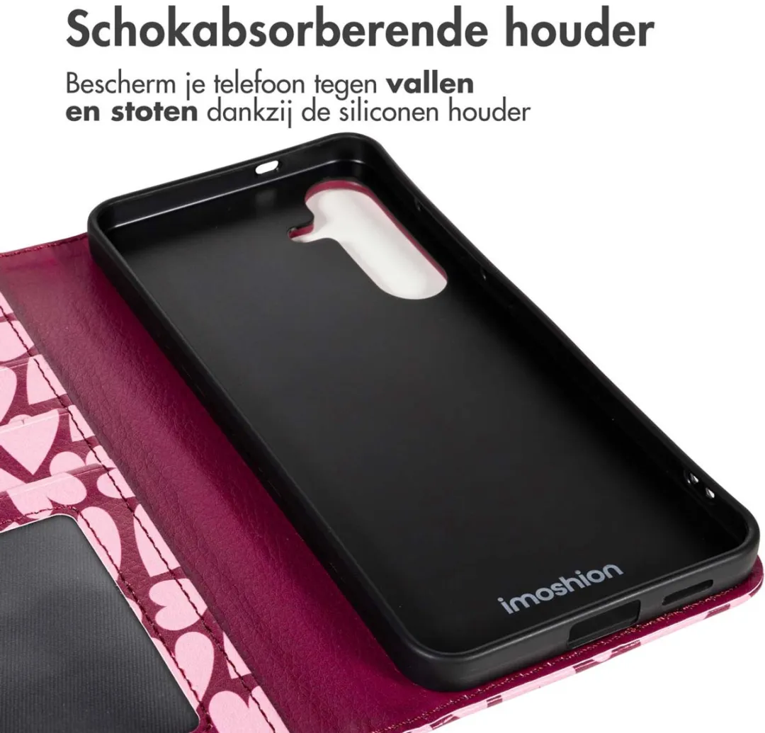 Imoshion Bookcase Hoesje Samsung Galaxy S24 - 3 Pasjes - Hearty Blush