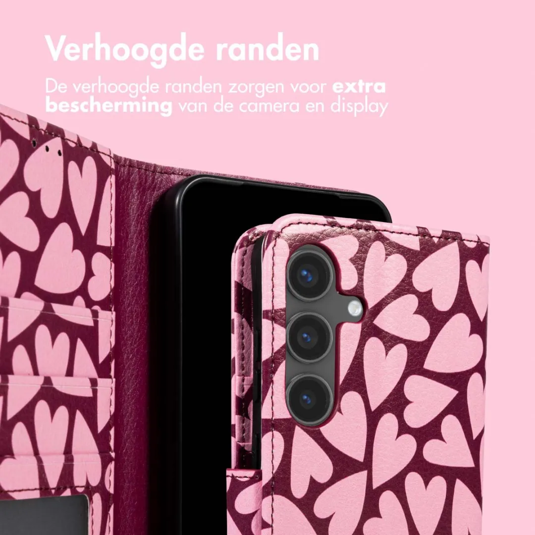 Imoshion Bookcase Hoesje Samsung Galaxy S24 - 3 Pasjes - Hearty Blush
