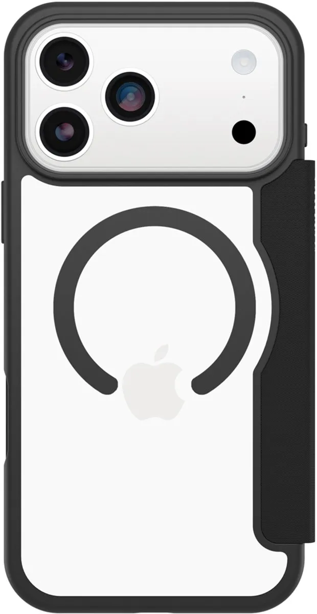 OtterBox React Folio 77-98589 iPhone 17 Pro Max - Transparant/Zwart