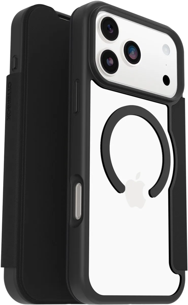 OtterBox React Folio 77-98589 iPhone 17 Pro Max - Transparant/Zwart