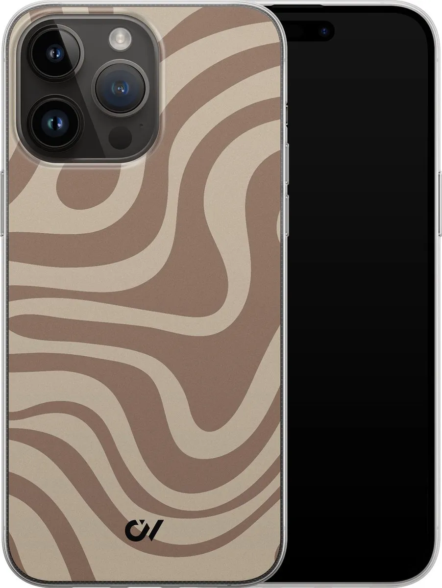 Casevibes iPhone 14 Pro Max Hoesje A/14PM/UV/022 - Bruin