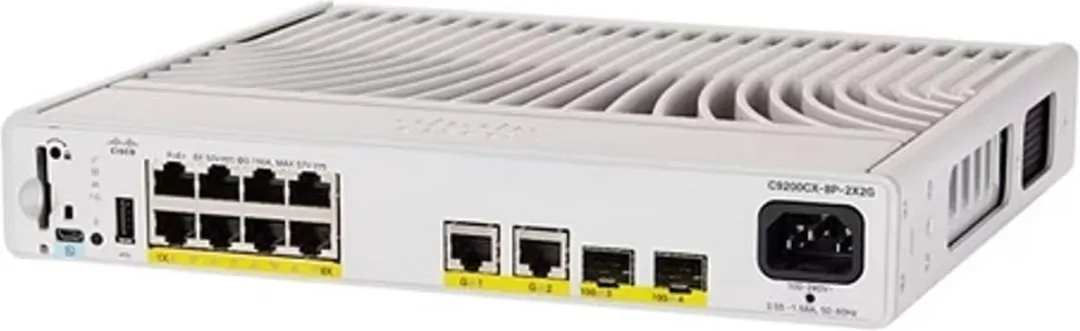Cisco Catalyst C9200CX-8P-2X2G-E Netwerkswitch
