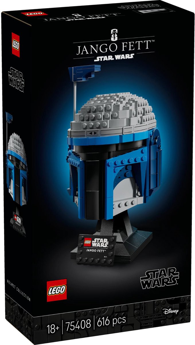 LEGO® Star Wars™ Jango Fett™ Helm voor Volwassenen - 75408