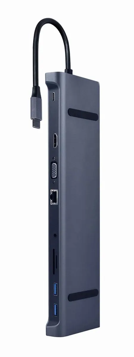 Gembird 10-in-1 USB-C Multipoort Adapter