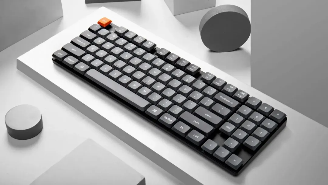 Keychron K13 Max Gaming Toetsenbord - Red Switch - Grijs