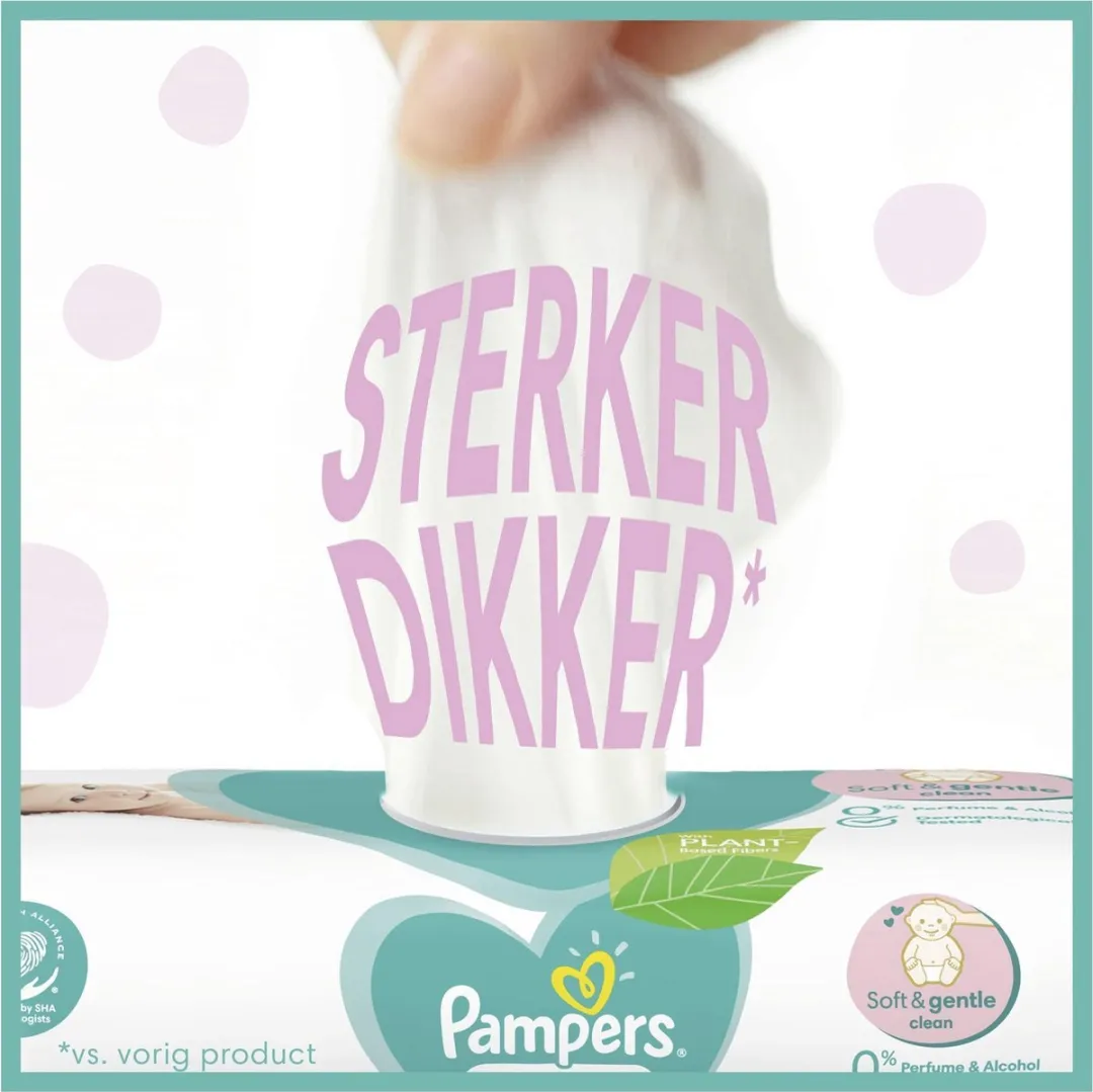 Pampers Sensitive Billendoekjes 260 Stuks - 5x52