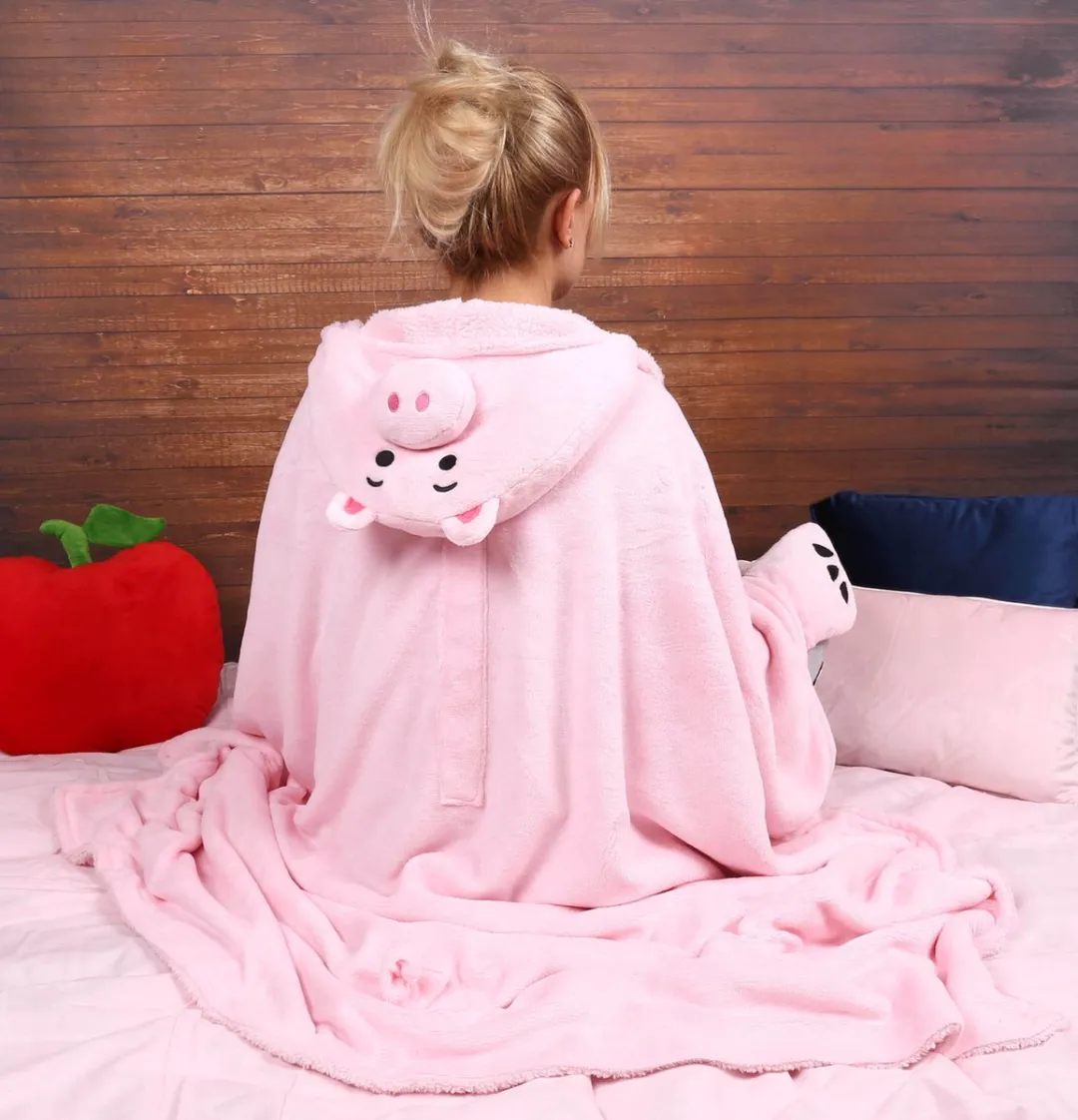 Disney Toy Story 4 Roze Cape met Capuchon - Babydeken 120x150cm - afbeelding 6 van 6