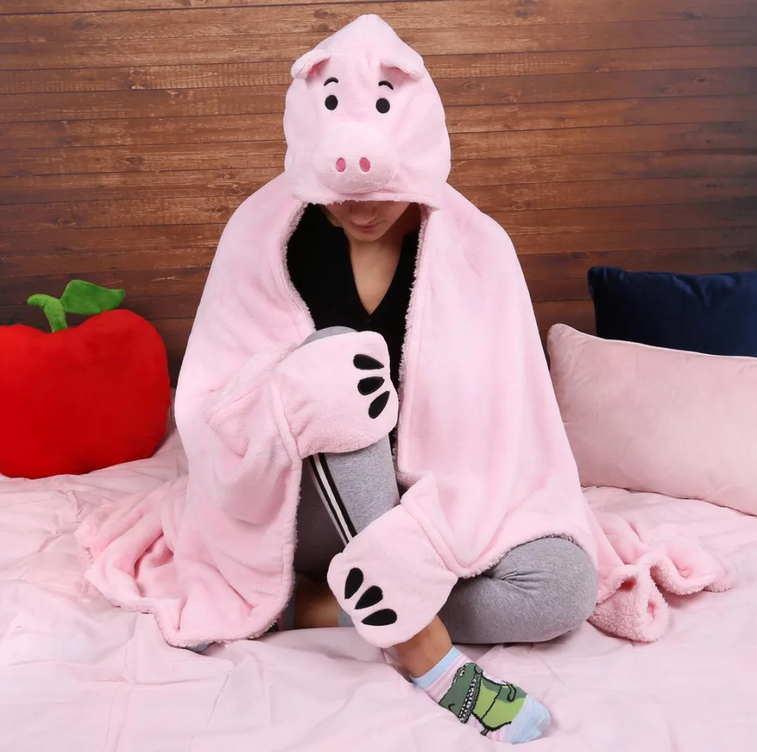 Disney Toy Story 4 Roze Cape met Capuchon - Babydeken 120x150cm