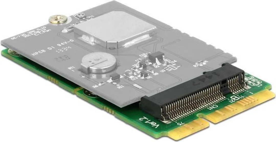 Delock MiniPCIe naar M.2 NGFF Adapter - Groen - afbeelding 2 van 3